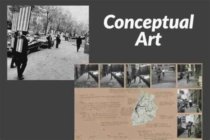 What does the term conceptual art mean?