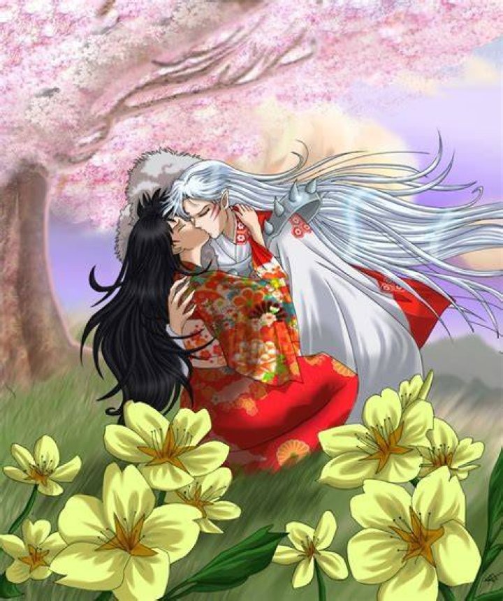 What episode does Rin kiss sesshomaru?