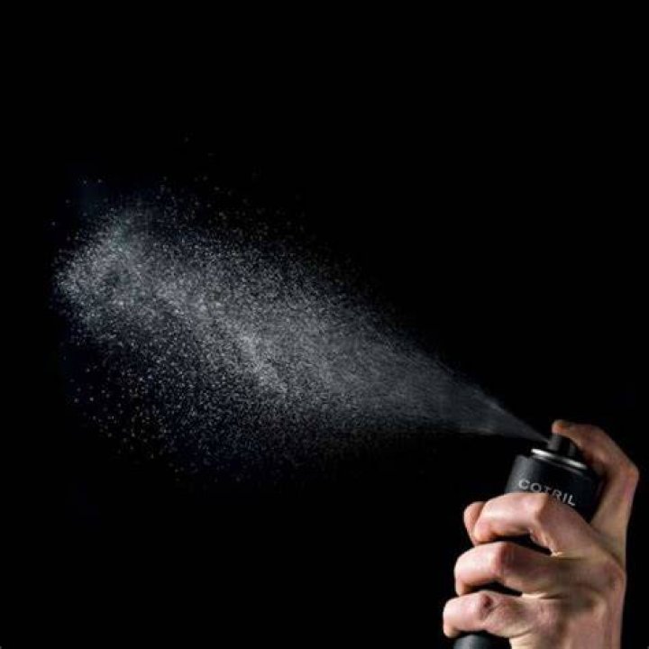 What gas is used in hairspray?