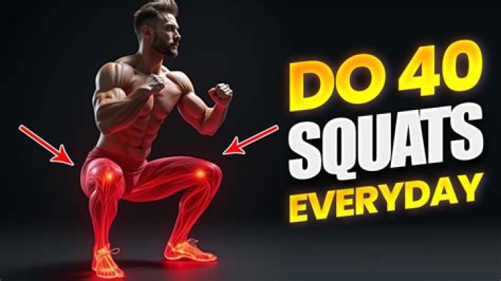 What happens if I do squats everyday men?