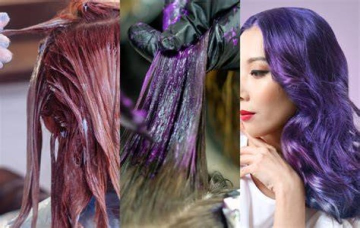 What happens if I put purple dye on red hair?