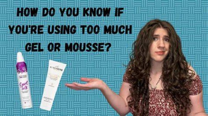 What happens if you use too much hair gel?
