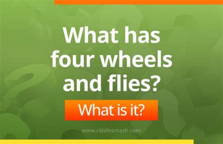 What Has Four Wheels and Flies? Riddles with Answers PDF