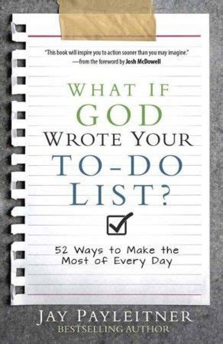 What If God Wrote Your To-Do List? PDF Reveals Divine Priorities