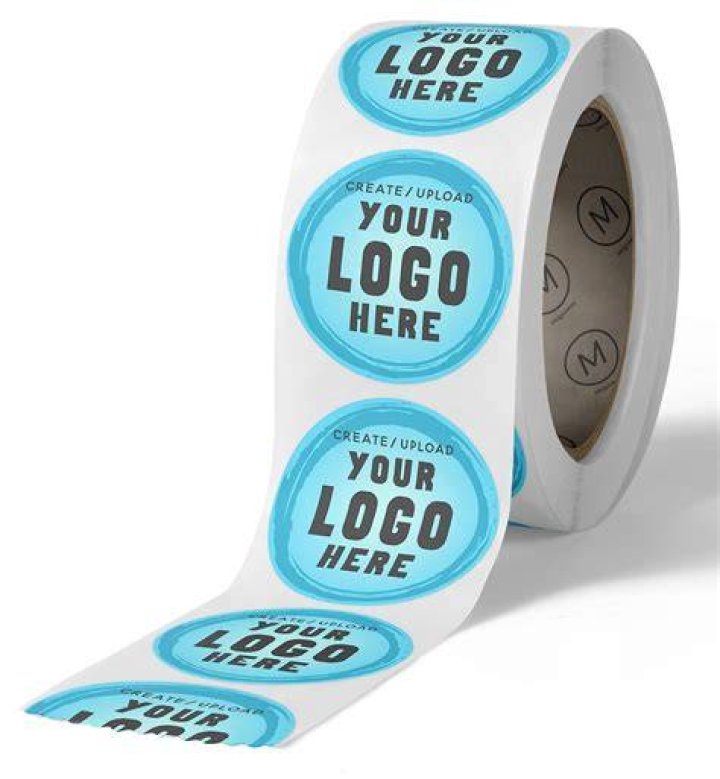 What is a custom sticker label?