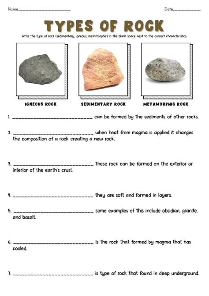 What is a rock first grade?