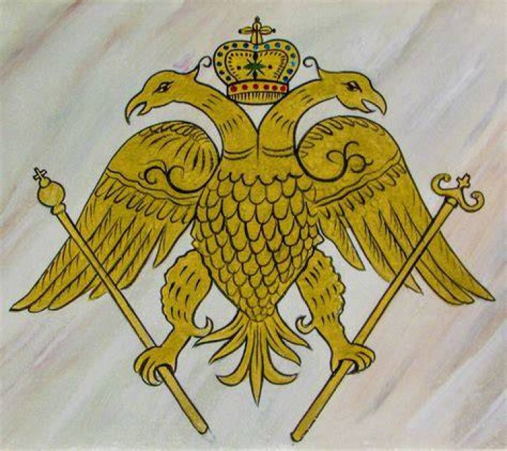 What is a two headed eagle the symbol of?