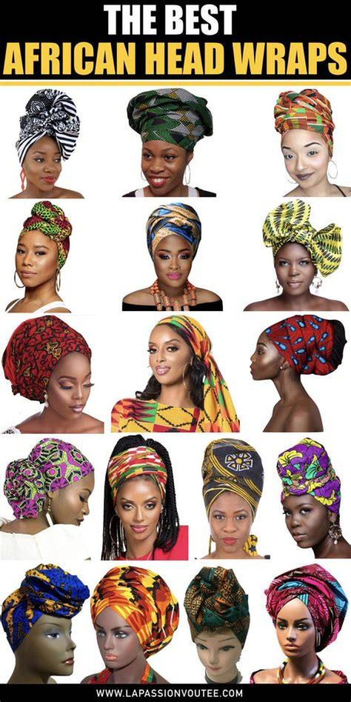What is an African head wrap called?