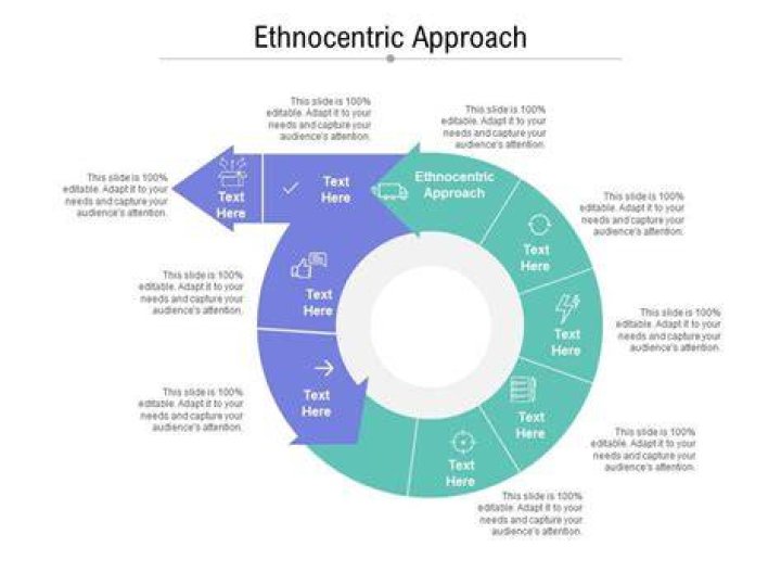 What is an ethnocentric approach?