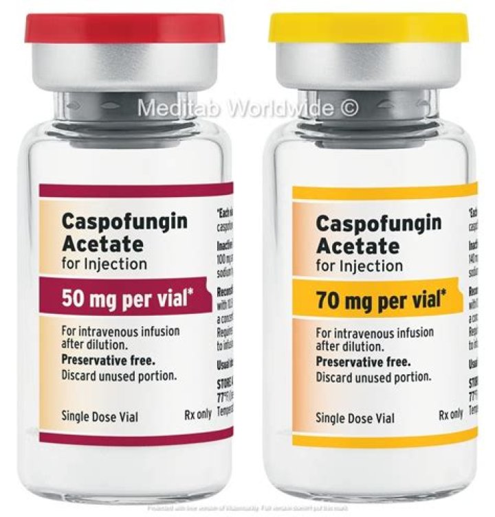 What is caspofungin injection used for?