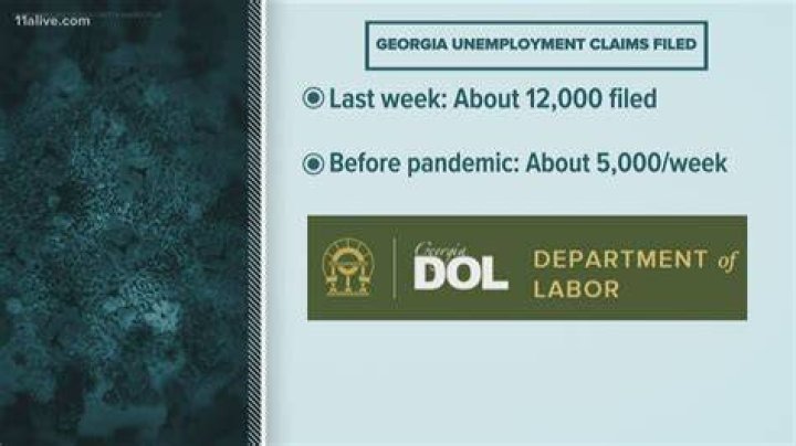 What is going on with unemployment in Georgia?