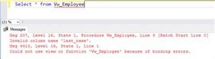 What is schema bound view?