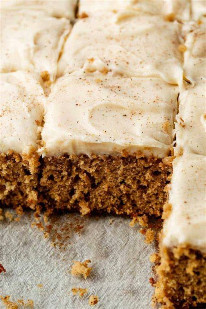 What is spice cake made of?