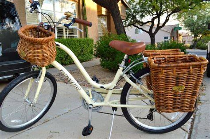 What is the basket on a bicycle called?