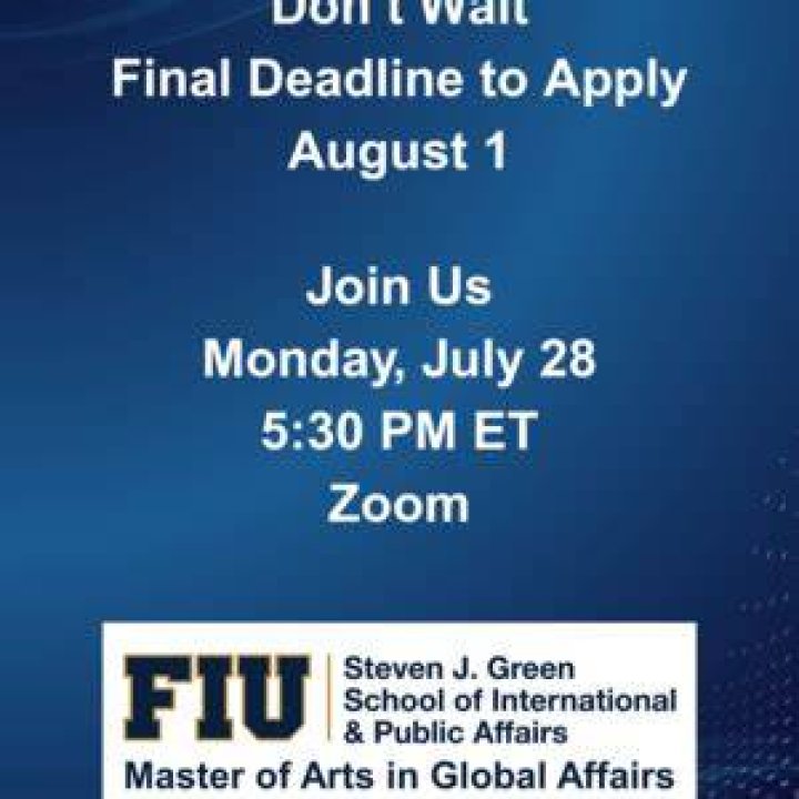What is the deadline to apply for FIU?
