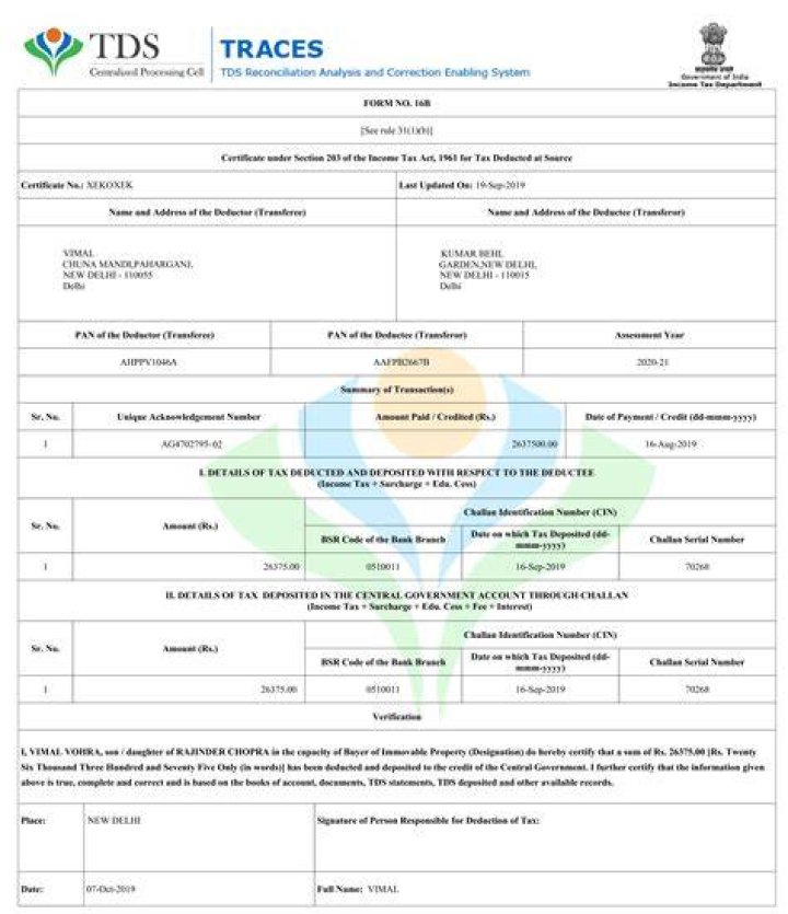 What is the due date of issue of TDS certificate?