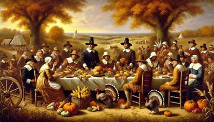 What is the historical story of Thanksgiving?