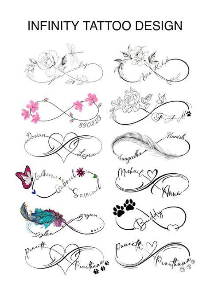 What is the infinity symbol tattoo?