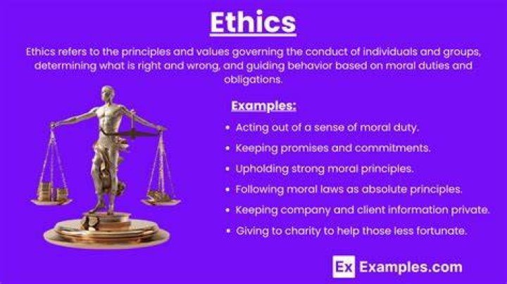 What is the meaning of ethics in English?