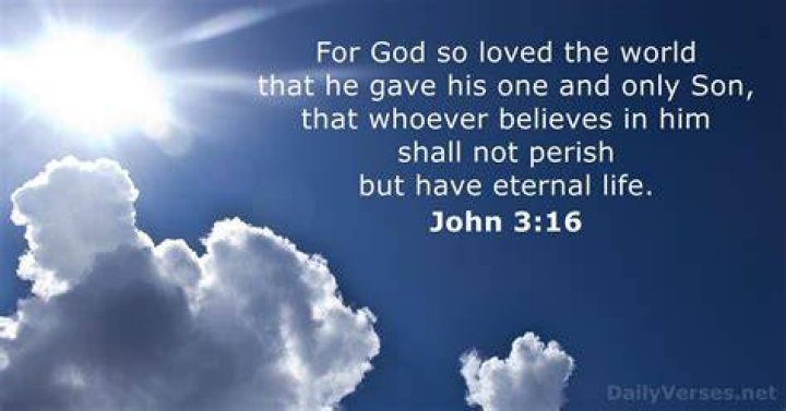 What is the meaning of John Chapter 3 verse 16?