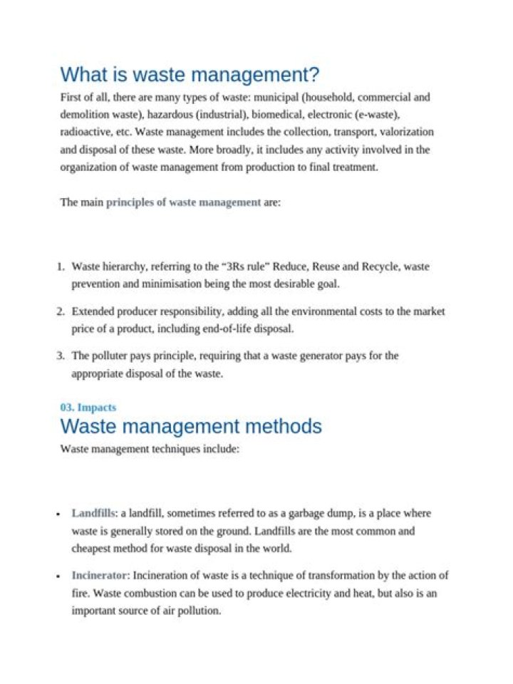 What Is Waste Management? A Complete PDF Guide