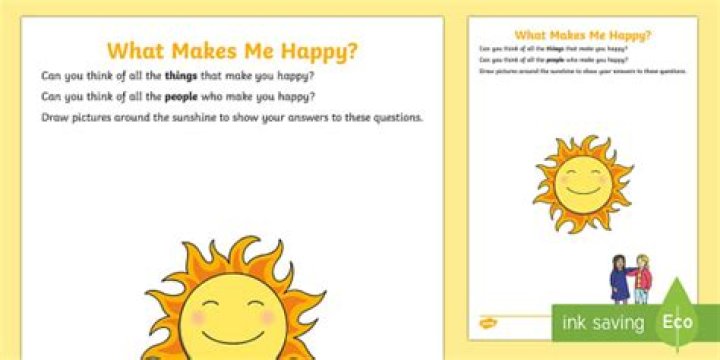What Makes Me Happy Worksheet PDF – Printable Happiness Journal