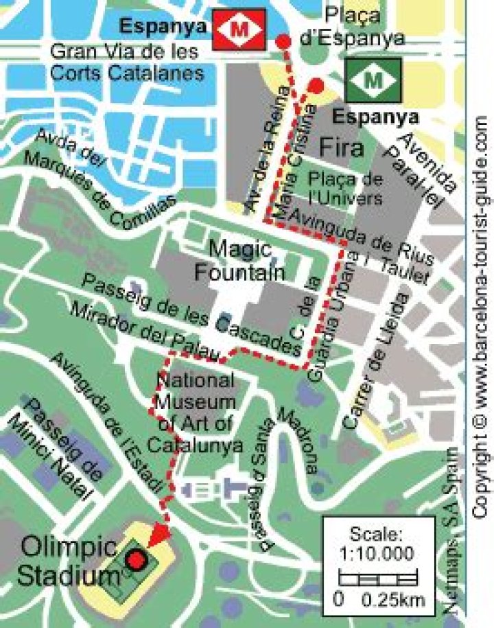 What Metro stop is the Olympic Stadium?