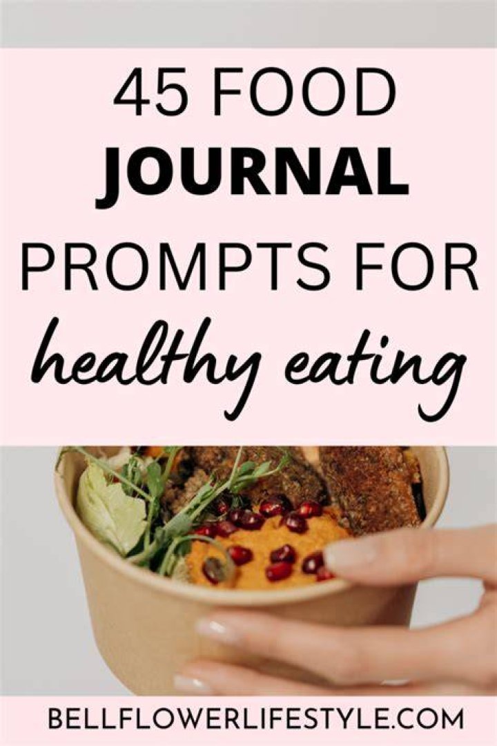 What should I write in a food journal?