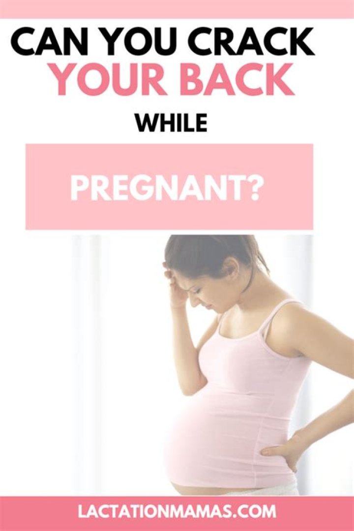 What should you do if you pull your back while pregnant?