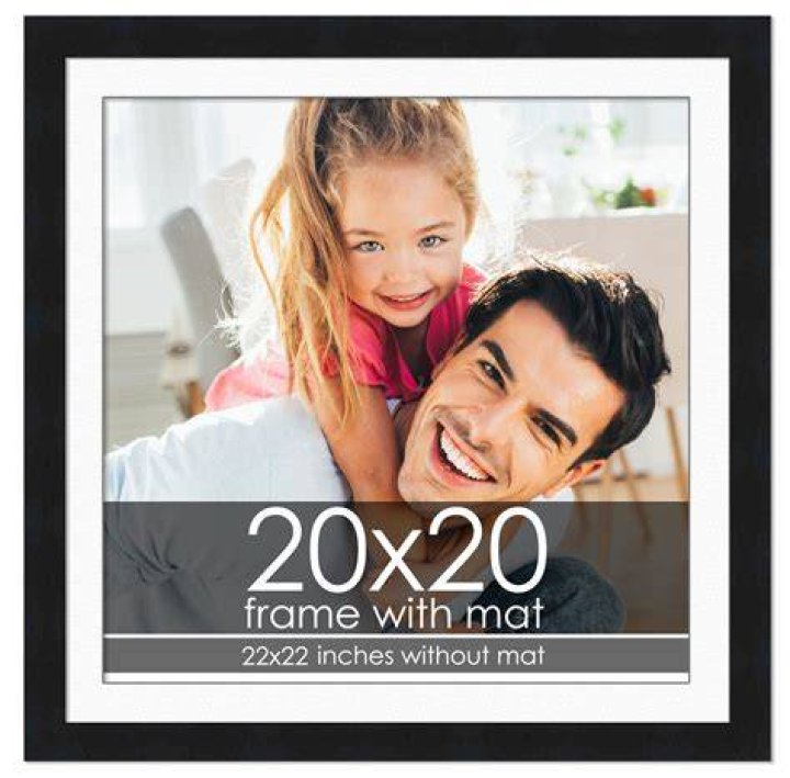 What size is a 20 x 20 frame?