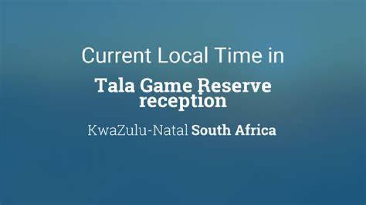 What time does Tala Game Reserve Open?