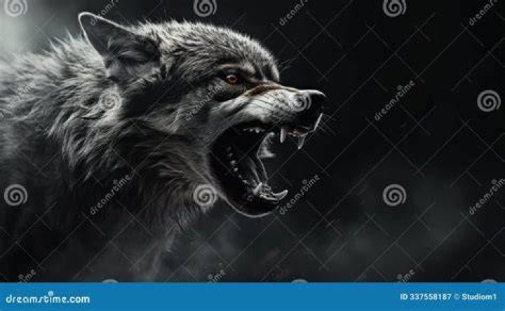 What to do if a wolf growls at you?