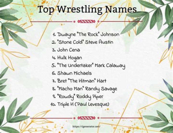 What&rsquo;s Your Wrestling Ring Name? BrainFall