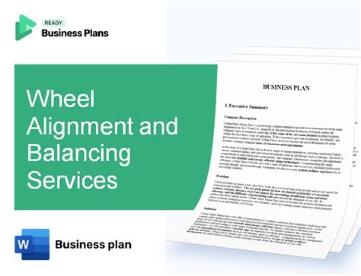 Wheel Alignment Business Plan PDF: Boost Your Auto Shop's Profits