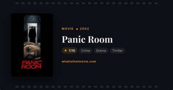 Where can u watch panic room?