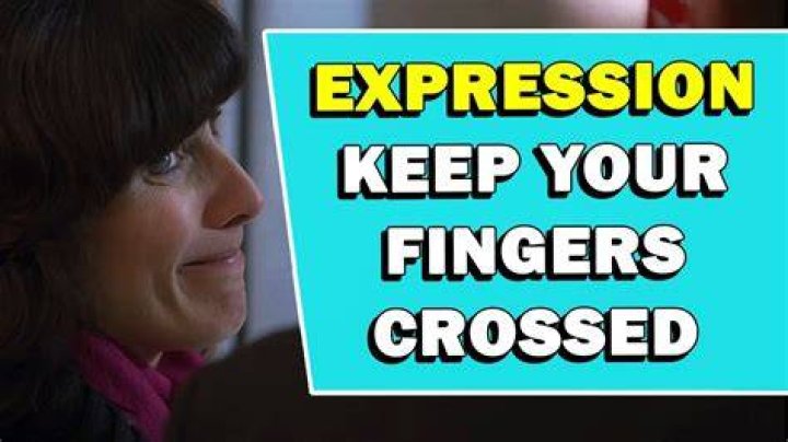 Where did the expression fingers crossed come from?