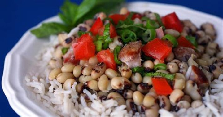 Where did the tradition of eating black-eyed peas?