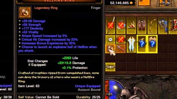 Where do I find the ingredients for the Hellfire Ring?