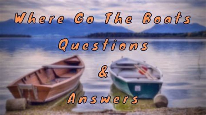 Where Do the Boats Go? Poems & Answers PDF – Questions & Answers