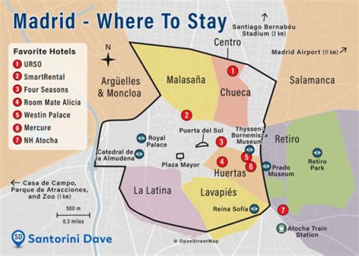 Where To Stay in Madrid Guide of Best Areas GPSmyCity