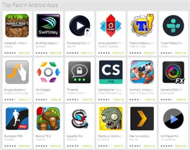Which are best paid apps for Android?