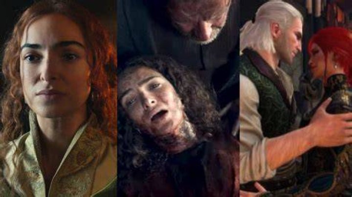 Which book does Triss sleep with Geralt?