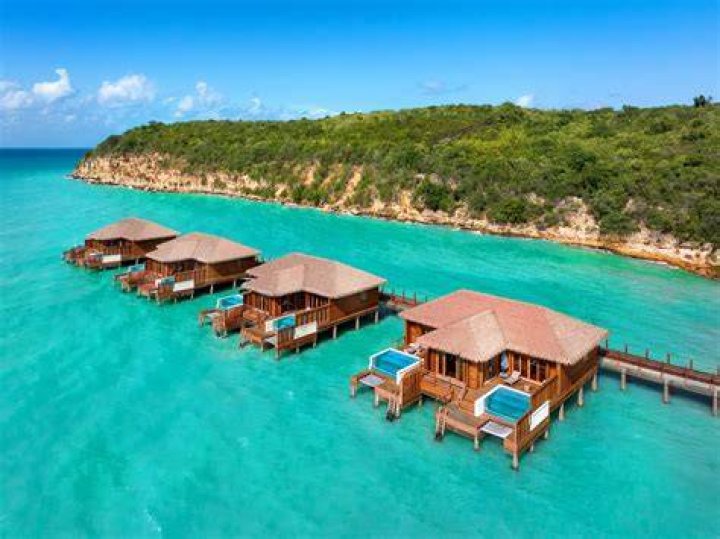 Which Caribbean islands have overwater bungalows?
