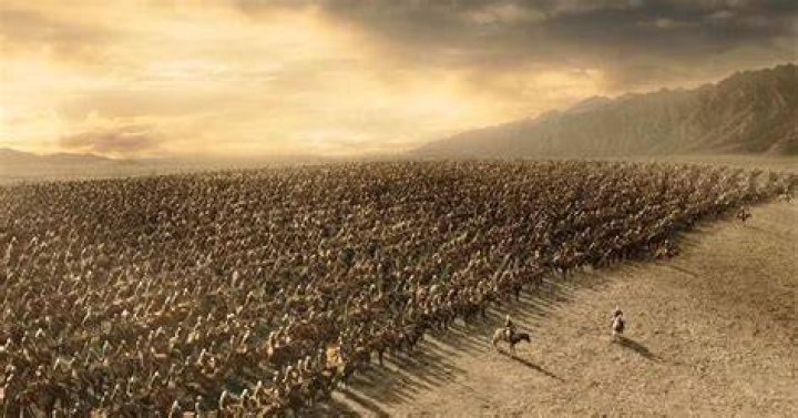 Which Lord of the Rings movie has the big battle?