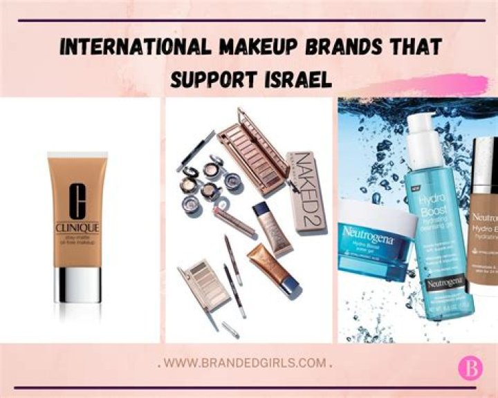 Which makeup brands are Israeli?