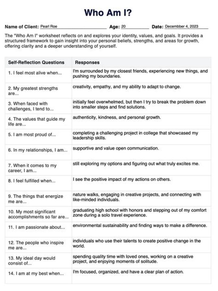 Who Am I? Essential Questions & Answers PDF Guide