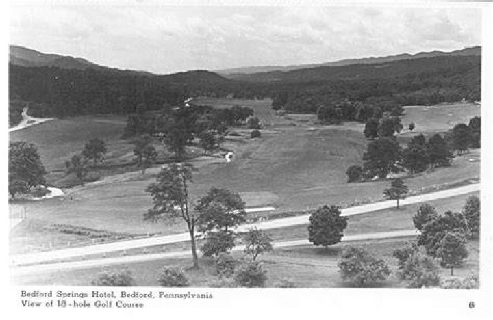Who designed Bedford Springs Golf Course?