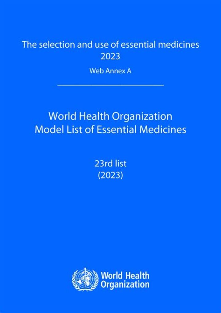Who Essential Drug List PDF: Complete Guide