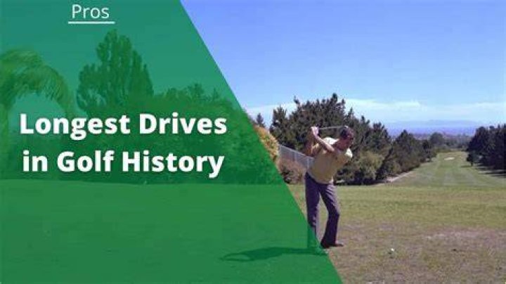 Who hit the longest drive in golf history?