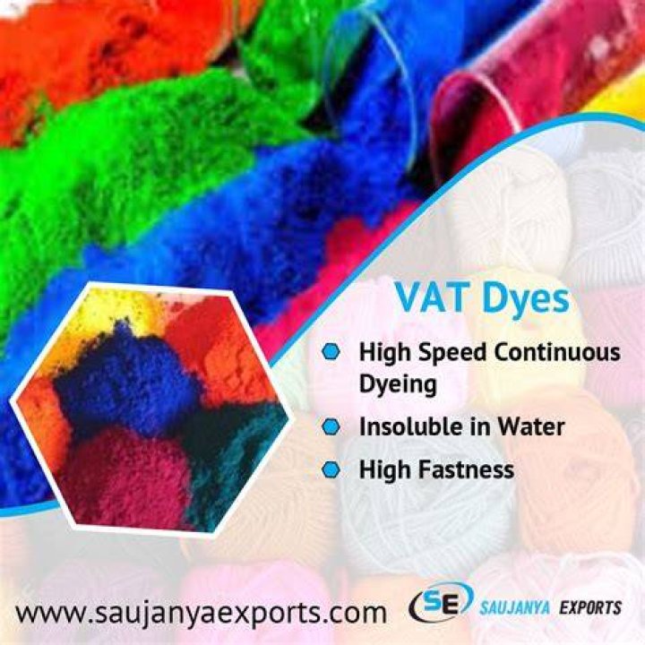 Why do vat dyes possess excellent fastness to washing?